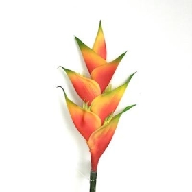 Orange Heliconia 90cm