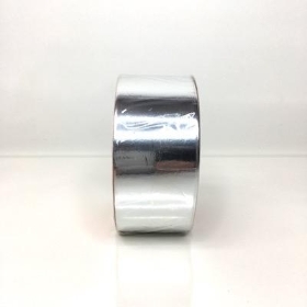 Silver Metallic Poly Ribbon 50mm