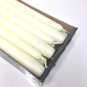 Ivory Tapered Candle x 12