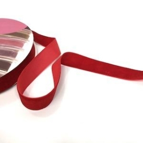 Red Velvet Ribbon 25mm