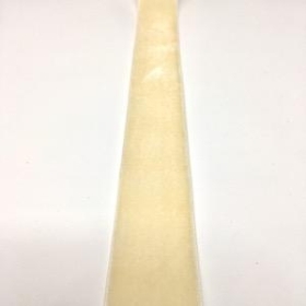 Ivory Velvet Ribbon 25mm