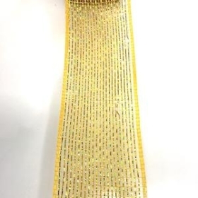 Gold Deco Mesh Ribbon 63mm