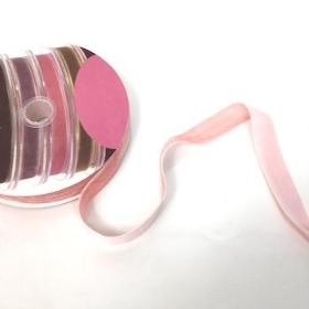 Baby Pink Velvet Ribbon 25mm