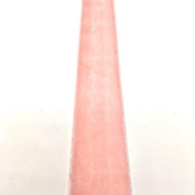Baby Pink Velvet Ribbon 25mm