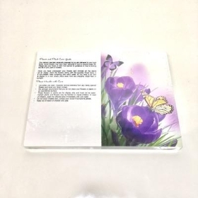 Purple Crocus And Butterfly Folding Card x 25