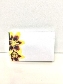 Small Florist Cards Yellow Two Tone Lily