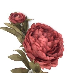 Dusty Rose Peony 59cm