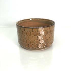 Mustard Honeycomb Bowl 10cm