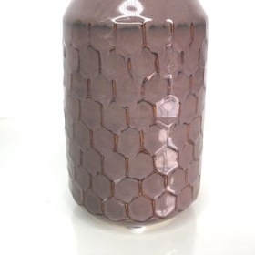 Pink Honeycomb Vase 18cm