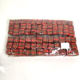 Tartan Christmas Present Pick x 72