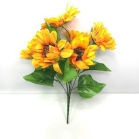 Yellow Sunflower Bush 33cm