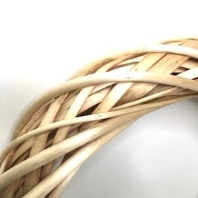 25 x Natural Wicker Ring 30cm