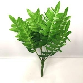 Green Fern Bush 32cm