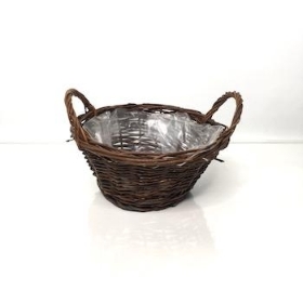 Natural Round Basket 20cm