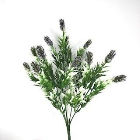 Lilac Mini Thistle Bush 32cm