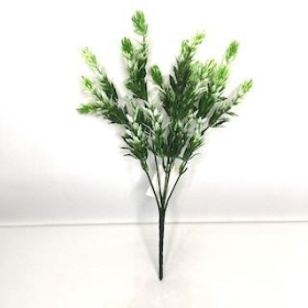 Ivory Mini Thistle Bush 32cm