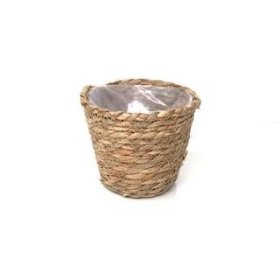 Round Corn Husk Basket 14cm