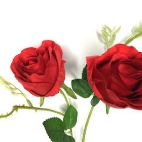 Red Spray Rose 65cm