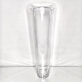 Glass Conical Vase 70cm