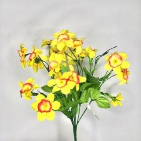 Yellow Orange Mini Daffodil Bush 32cm