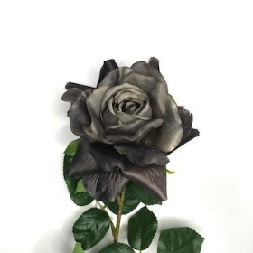 Dark Grey Rose 65cm