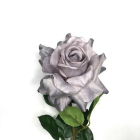 Light Grey Rose 65cm