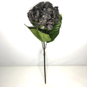 Dark Grey Hydrangea 63cm