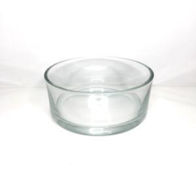 Glass Round Bowl 19cm