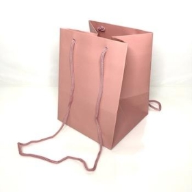 Deep Pink Hand Tie Bags x 10