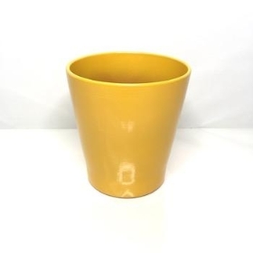 Mustard Ceramic Pot 14cm