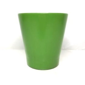 Lime Green Ceramic Pot 14cm