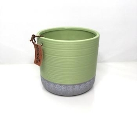 Green Evie Pot 13cm