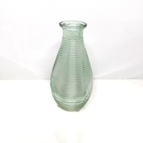 Wisp Stripe Glass Vase 14cm