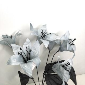 Grey Lily Bush 36cm