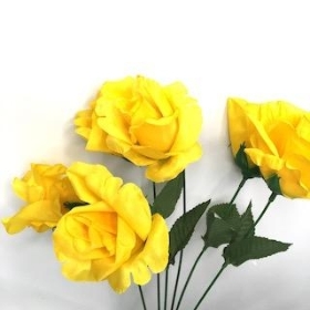 Yellow Rose Bush 36cm