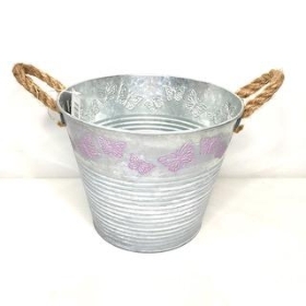 Lilac Butterfly Planter 23cm