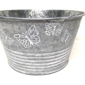 White Butterfly Bowl 19cm