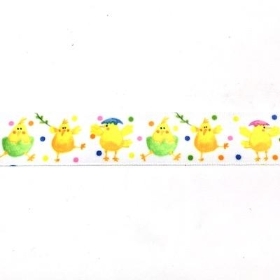 Spring Chicks Ribbon 25mm