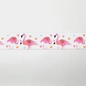 Flamingo Ribbon 25mm