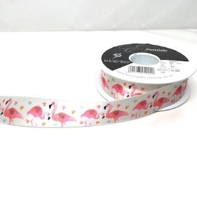 Flamingo Ribbon 25mm