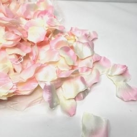 Pink Cream Rose Petals x 1000