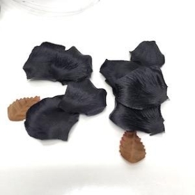 Black Rose Petals x 150