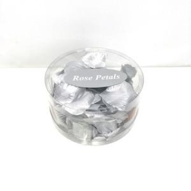 Silver Rose Petals x 150