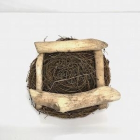 Bird Nest Decoration 17cm