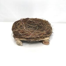 Bird Nest Decoration 17cm
