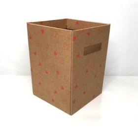 Red Heart Flower Box x 10