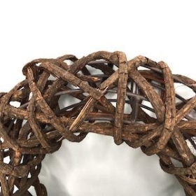 Natural Rattan Wreath 30cm