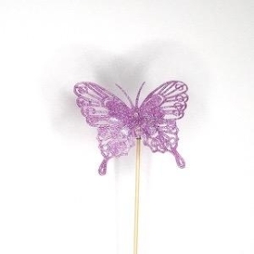 Lilac Butterfly Pick x 10