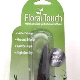 Floral Touch Carbon Blade Scissors