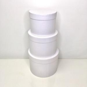 White Hat Box Set Of 3 